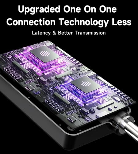 Rechargeable Wireless Microphone with LED Lights X64587