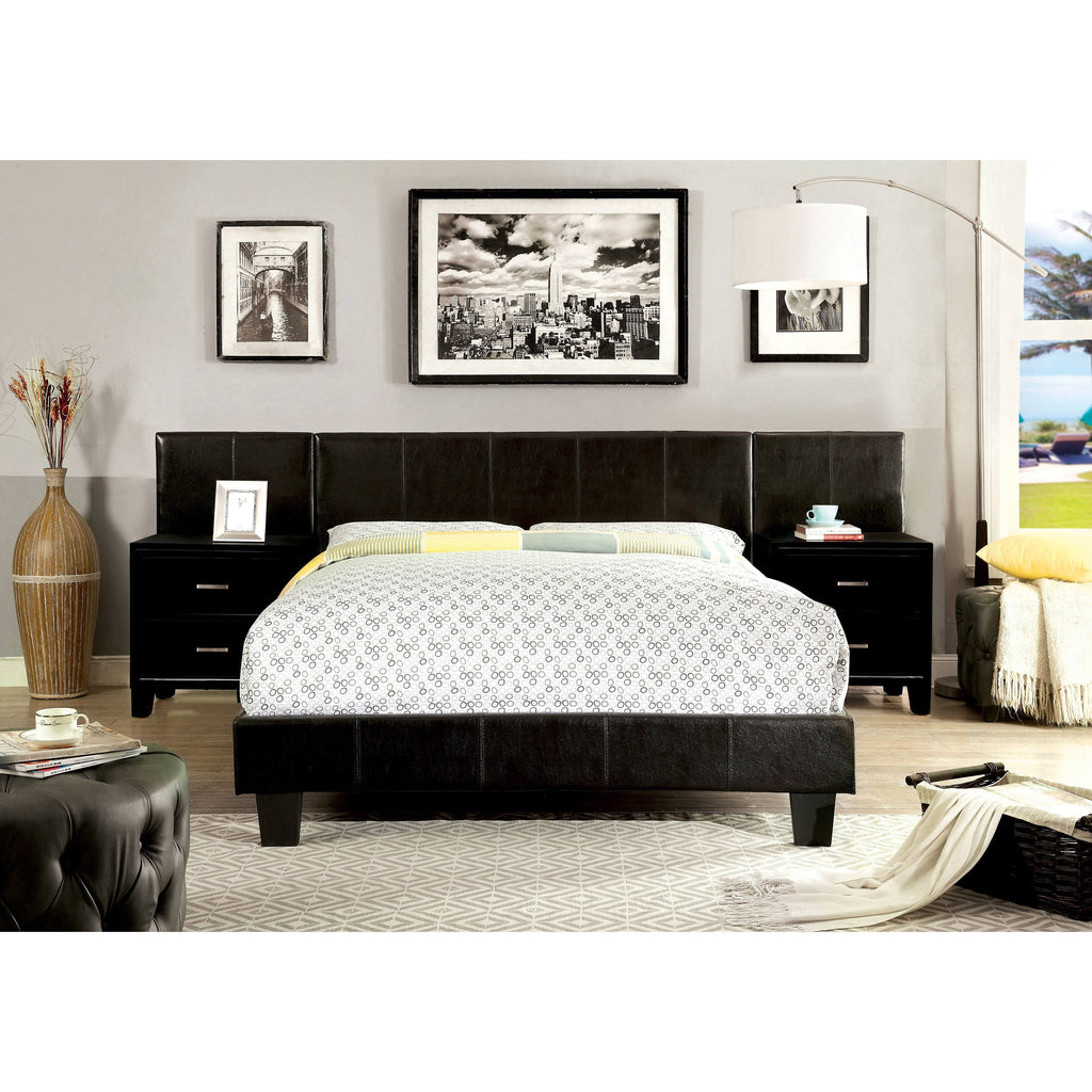 White Traditional Headboard Panels Set of 2 J24183