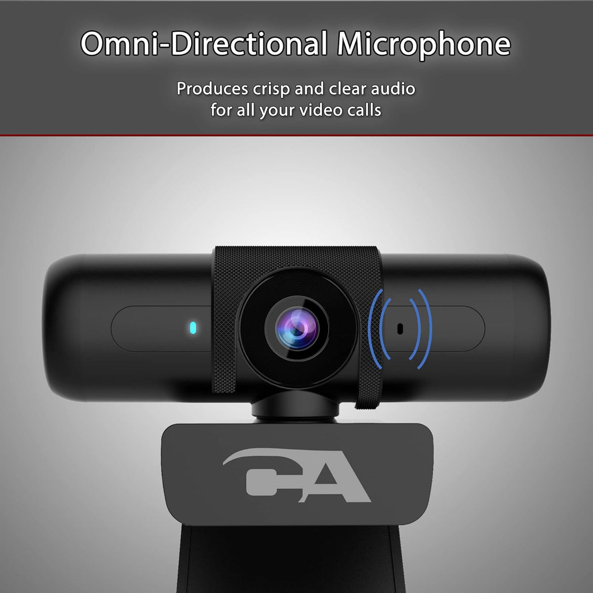 1080p 5MP USB Webcam with Dual Omnidirectional Microphones B341059