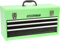 Green Powder-Coated Steel Tool Box with 3 Drawers E387