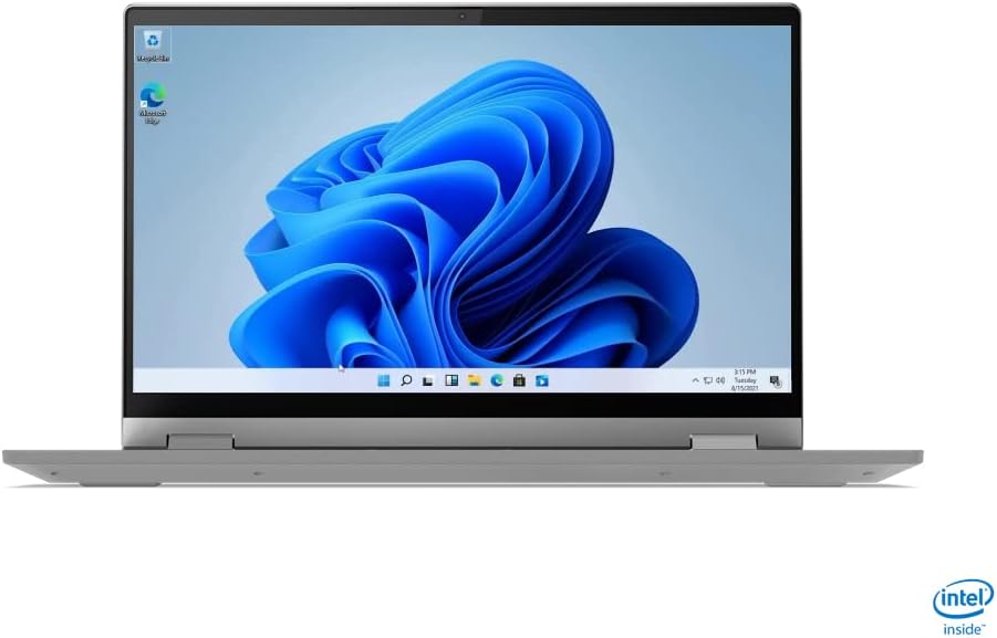 14" FHD Touchscreen 2-in-1 Laptop Computer, Intel i3-1115G4, 4GB RAM, 256GB SSD, Platinum Gray, Win 11 D13227