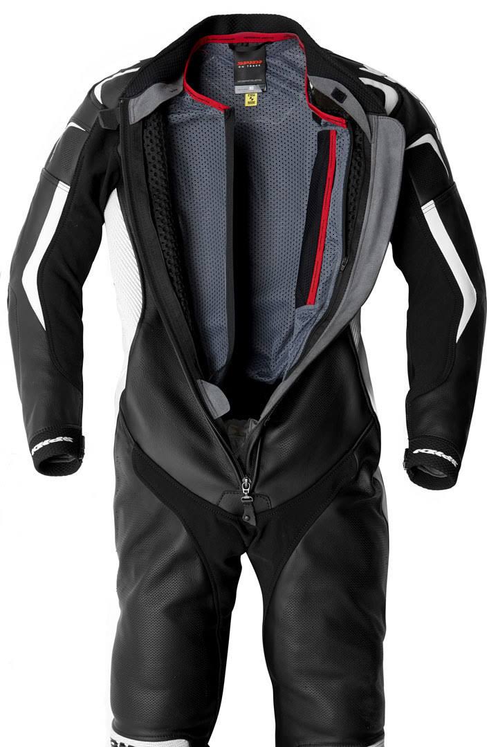 Black-White Leather Suit Z1868
