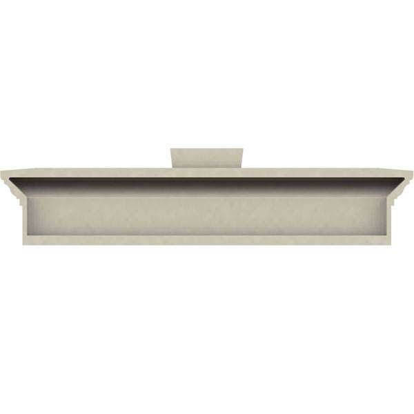 63x22 Bottom Width x 66 1/2x22 Top Width x 6x22H x 1x22P Traditional Crosshead with Flat Keystone R335776
