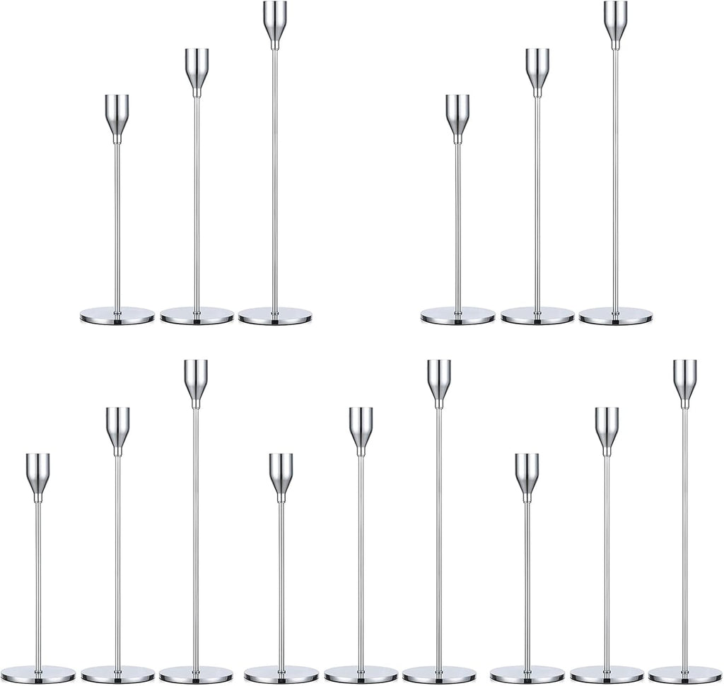 Black Taper Candle Holders Set of 3 H660