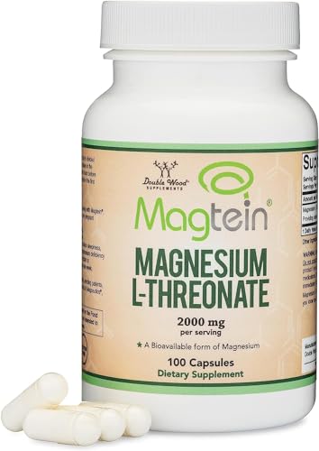 Magnesium L Threonate Capsules 2,000 mg 100 Capsules G58183