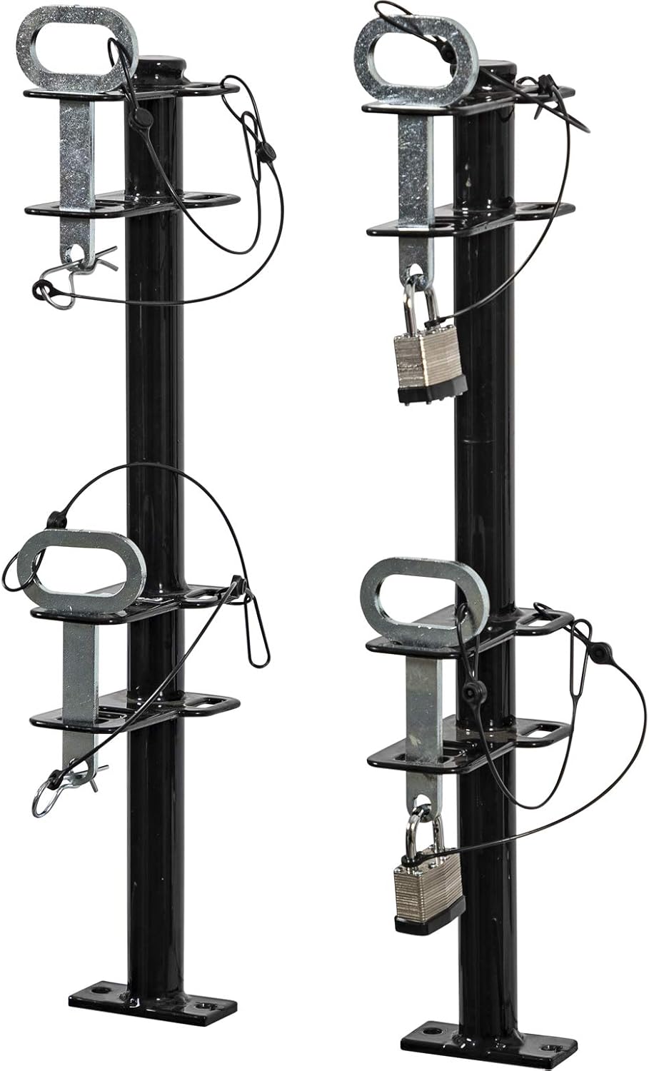 2 Channel Lockable Trimmer Rack, Black S81891