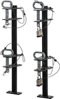 2 Channel Lockable Trimmer Rack, Black S81891