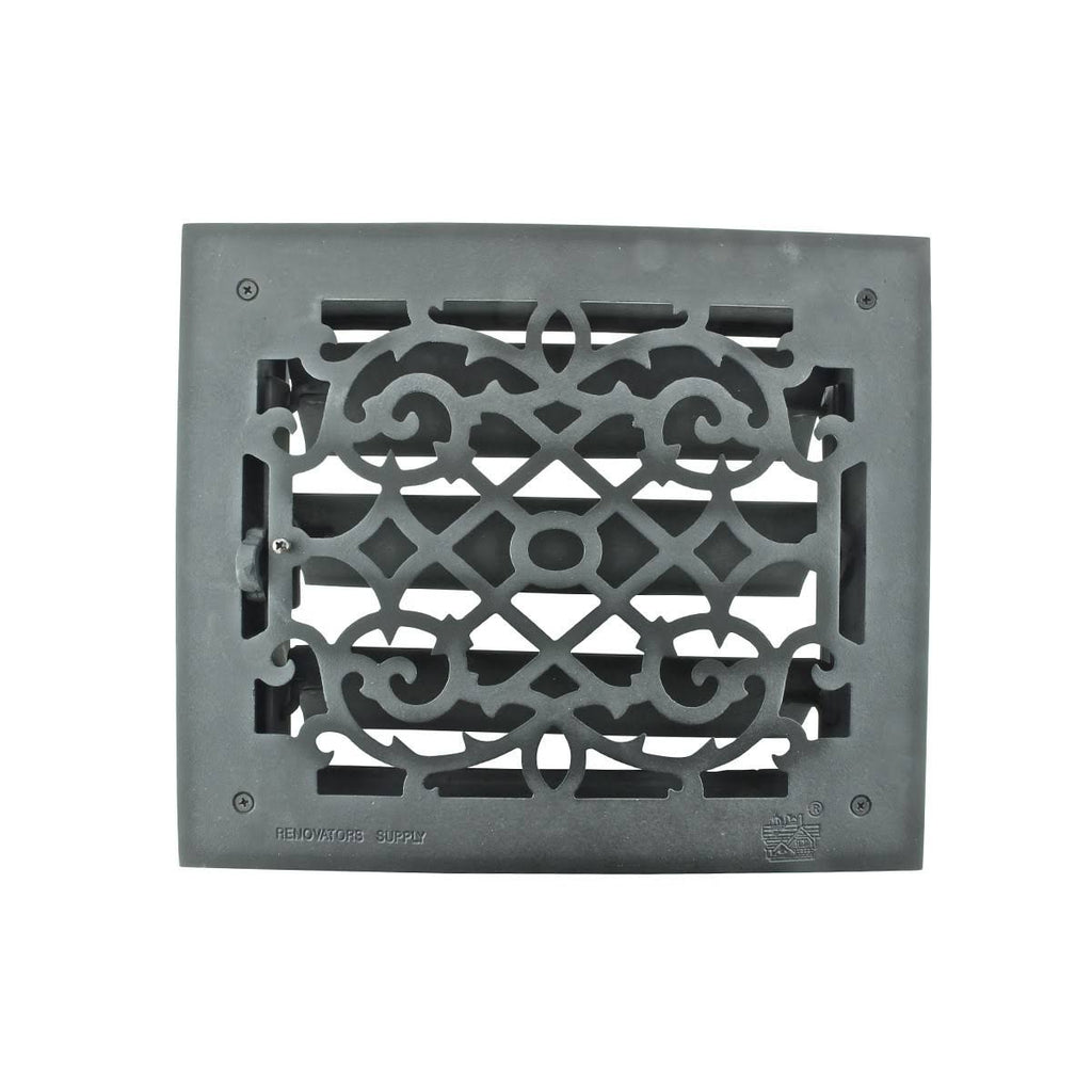 Cast 10 x 12 Duct Floor Heat Register Louver Vent M4579