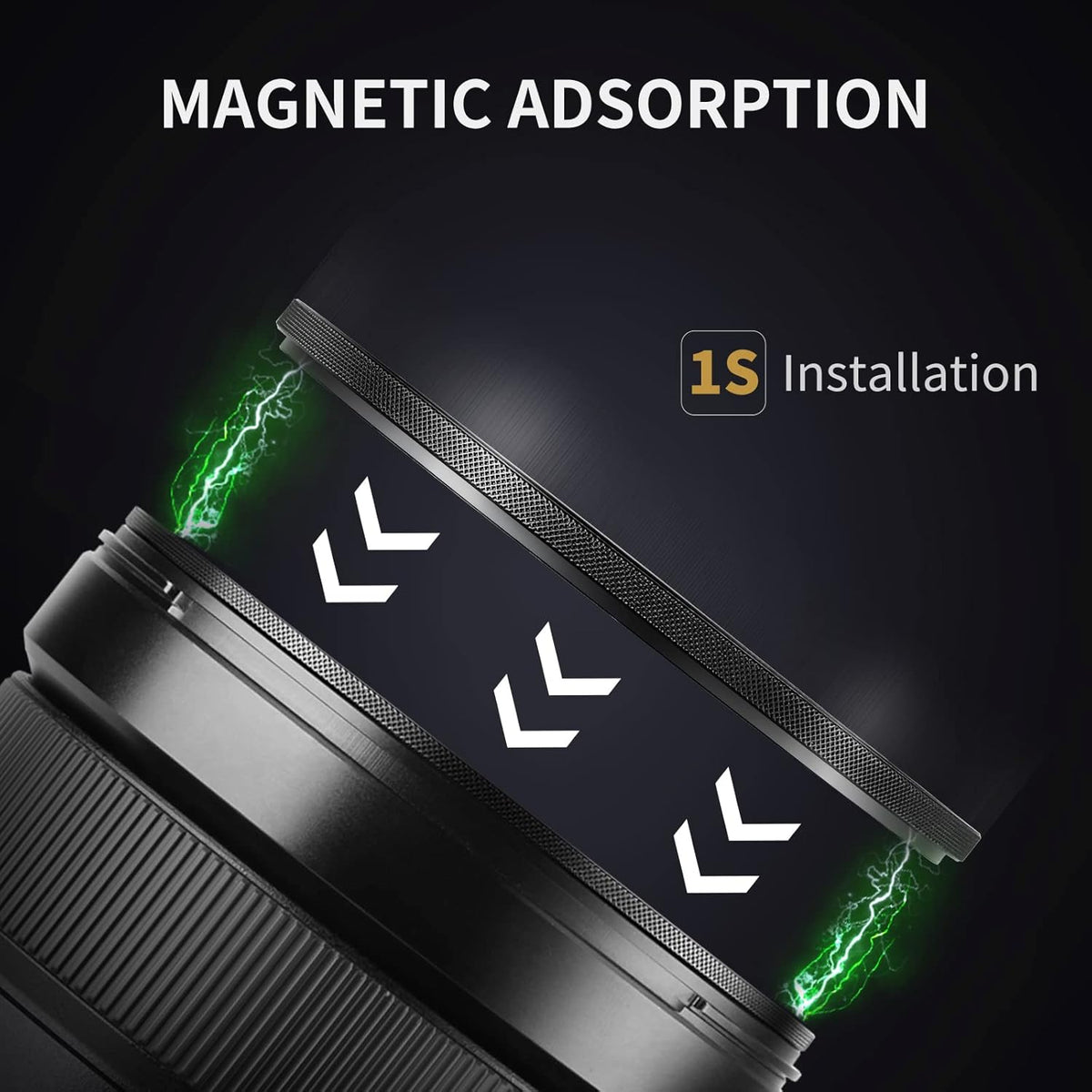 55mm Magnetic ND64 Lens Filter Pack of 2 F751