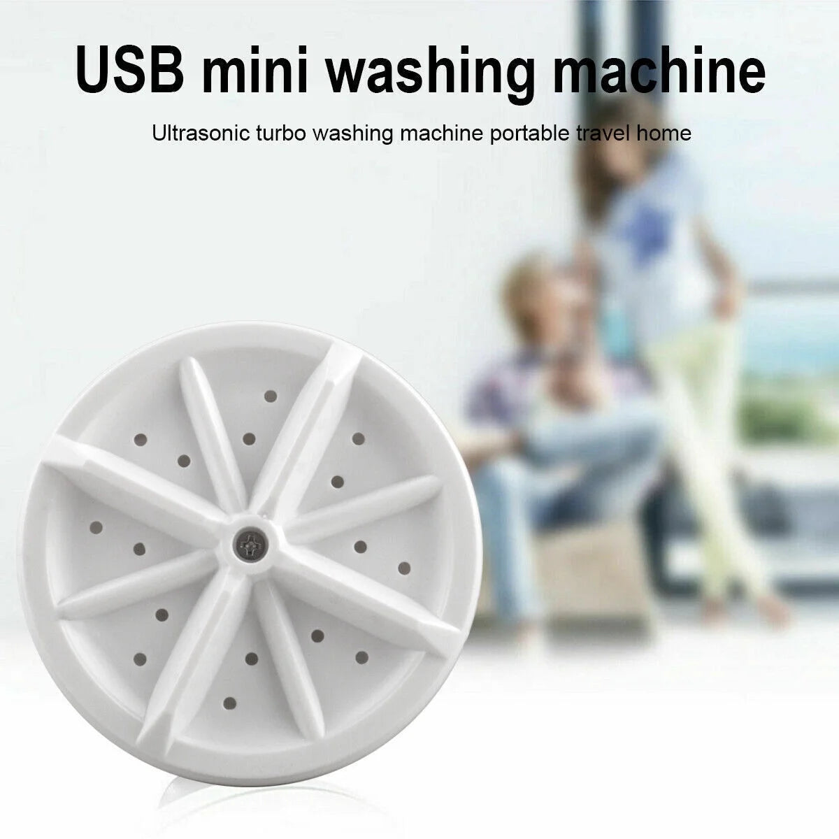 Ultrasonic Turbine Portable Mini Washing Machine I511