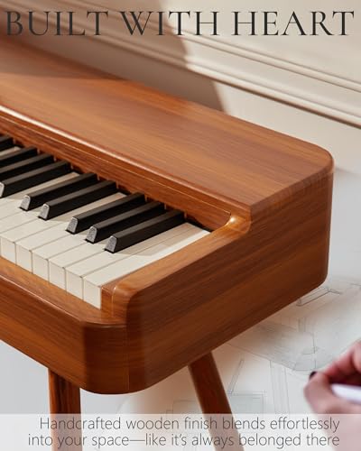 88-Key Graded Hammer Action Digital Piano with Triple Pedal and Stand F328735
