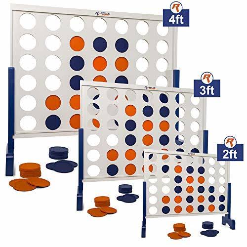 4 in A Row Wooden Game Set with Carrying Bag C744102