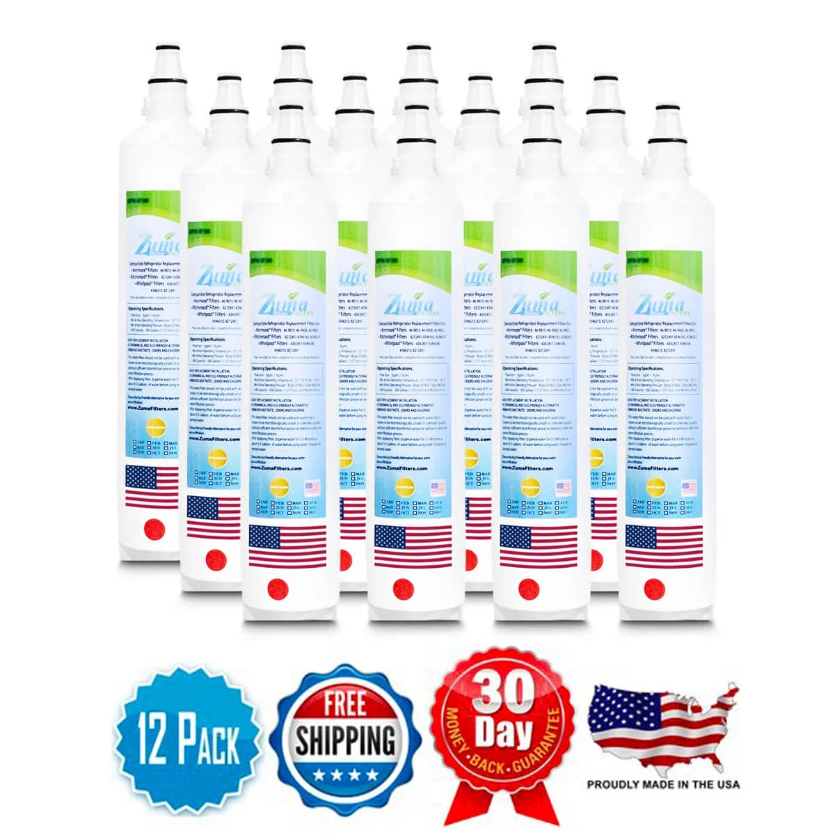 12 Pack Water Filters Q59751