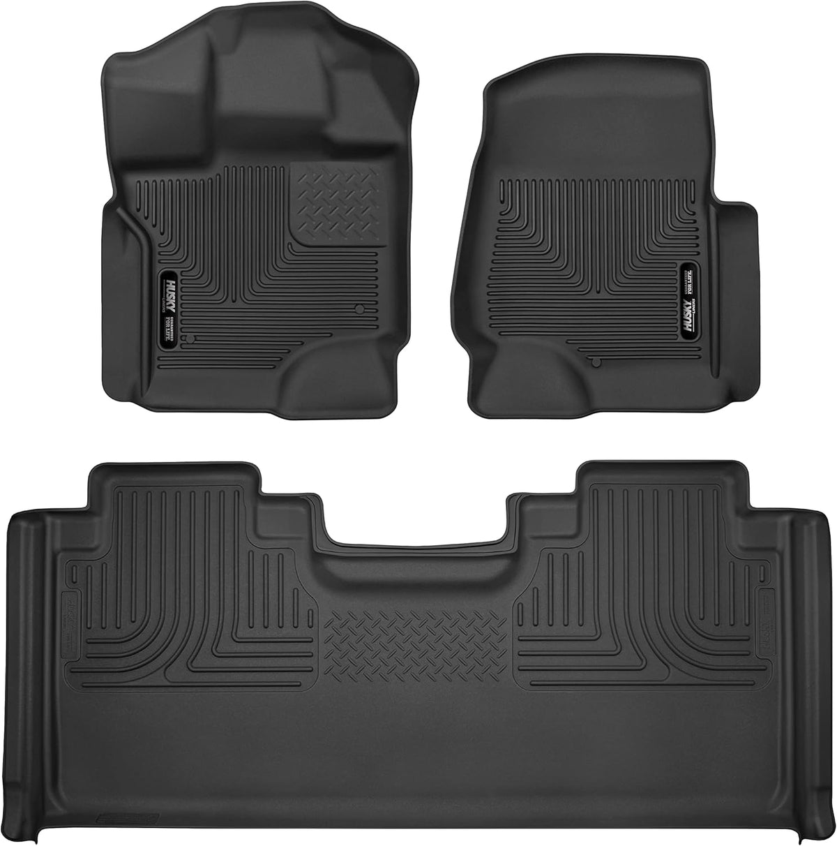 Black Front & 2nd Seat Floor Liners 3 Pcs L73853