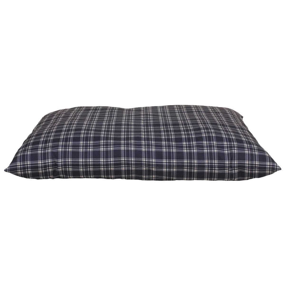 Large Blue Plaid Indoor/Outdoor Pet Bed M222