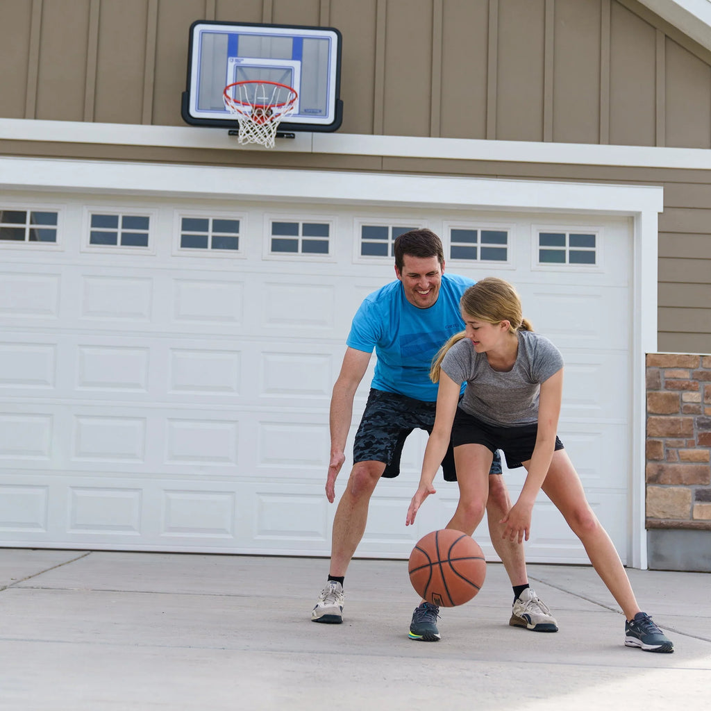 44 inch Polycarbonate Basketball Backboard and Rim Combo E308