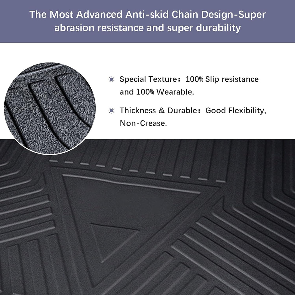 Black TPO Waterproof Rear Cargo Tray Pack of 2 Q641121