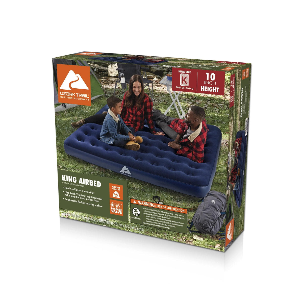 Air Mattress Queen 10 with Antimicrobial Coating R112