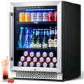 24 Can Beverage Refrigerator Cooler with Reversible Door J311