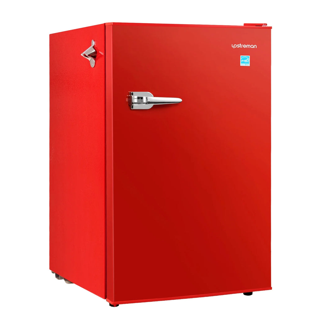 2.5 Cu Ft Retro Compact Refrigerator Mini Fridge with Freezer Q972176