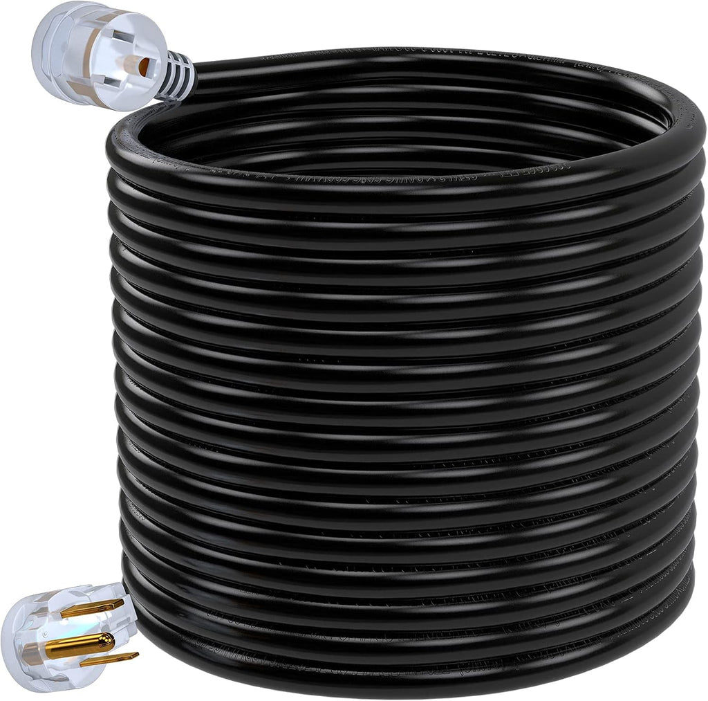 250V 40 Feet 8 AWG NEMA 6-50 STW Welder Extension Cord with LED Indicator A5086