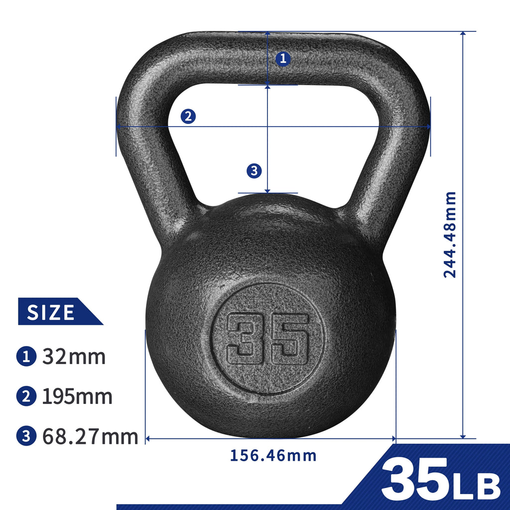 25lb Casting Iron Kettlebell R420562