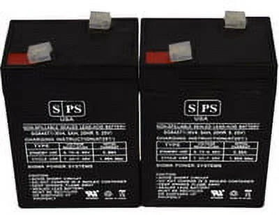 6V 4.5 Ah Alarm Replacement Battery 2 Pack G549826