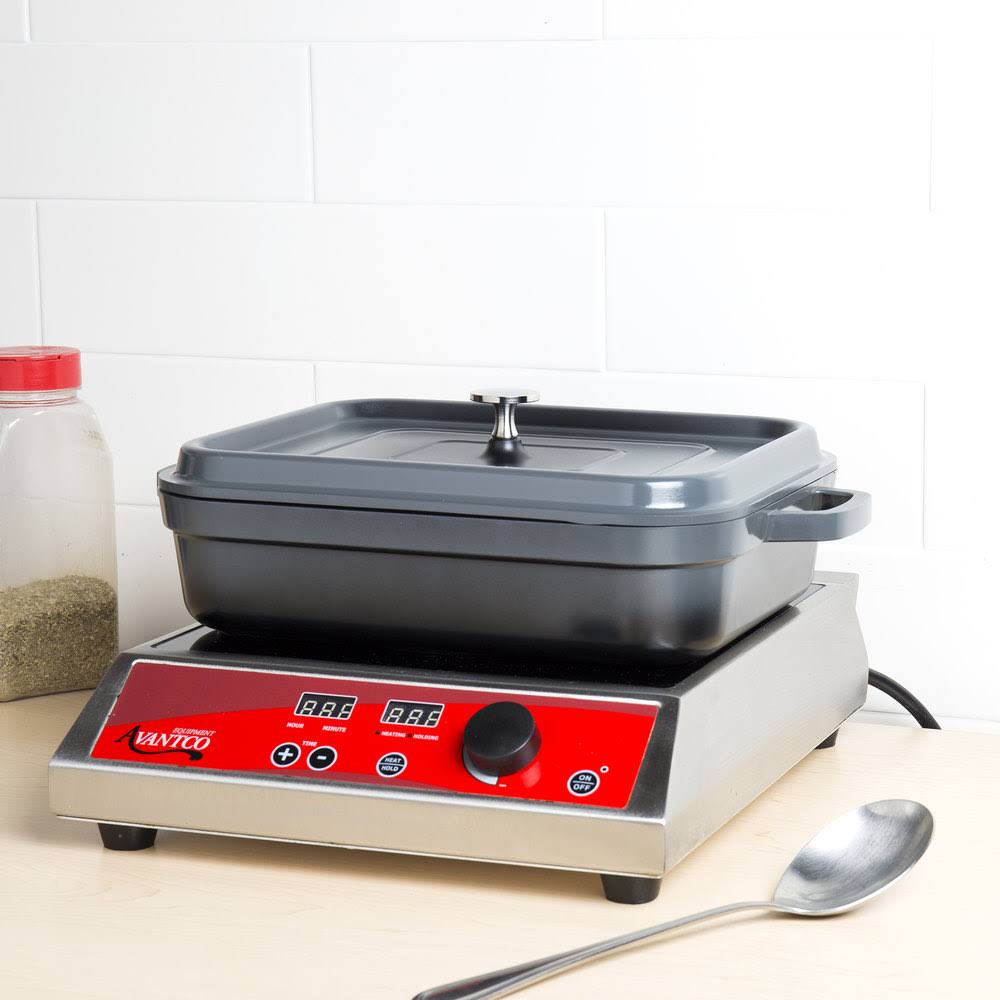 Lightweight Cast Aluminum Roaster Pan with Lid, 5 Quart, Gray G68149