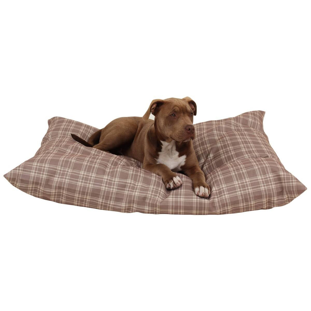 Large Blue Plaid Indoor/Outdoor Pet Bed M222