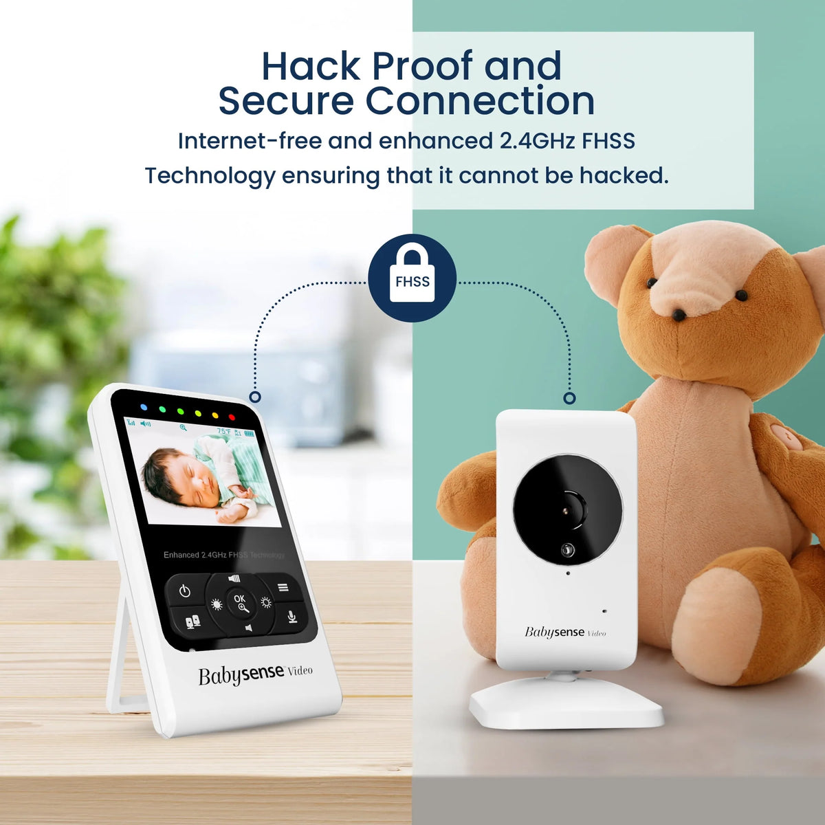 Video Baby Monitor with Two Cameras E2387