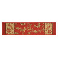 Red Floral Stair Tread O76371