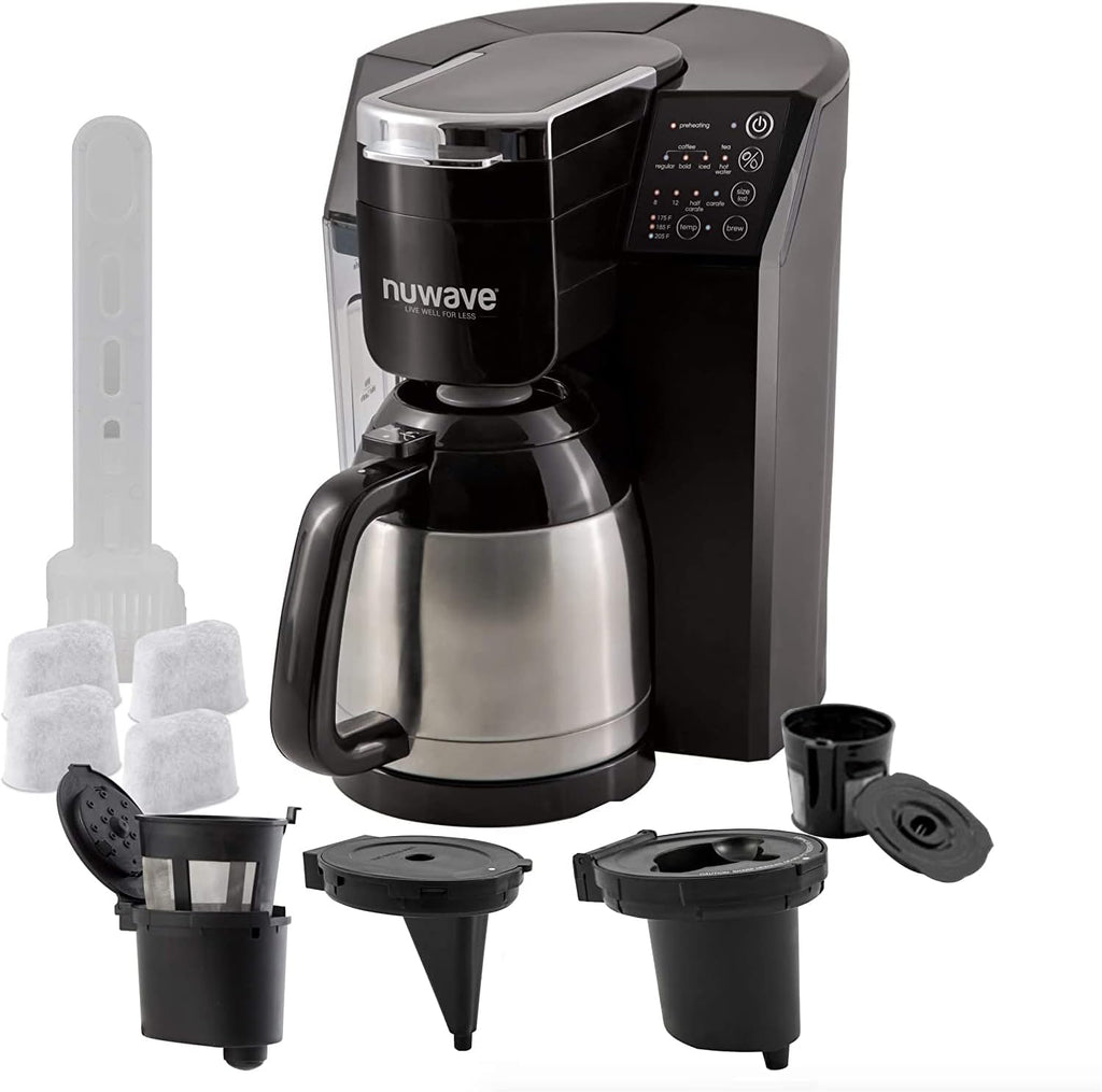 3-in-1 Coffee System with Reusable Cup and Stainless-Steel Carafe T15731