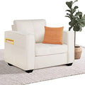 Cream Beige Tufted Accent Chair Q5202