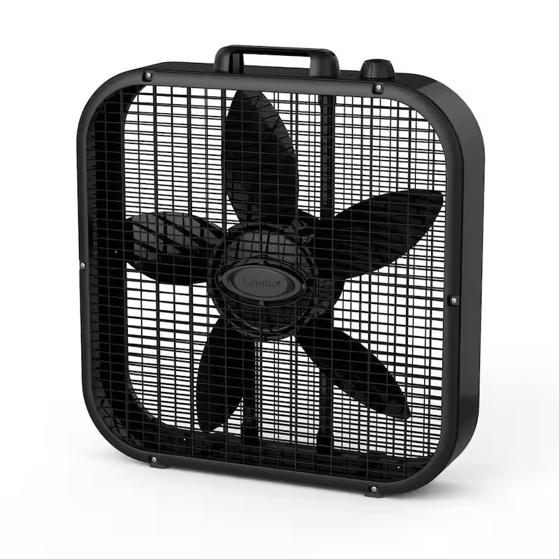 Black 3 Speed Box Fan R84148