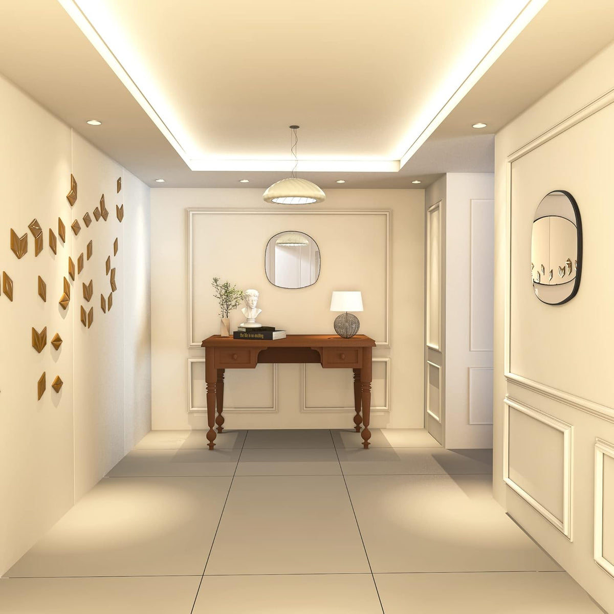 Asymmetrical Wall Mirror F11184