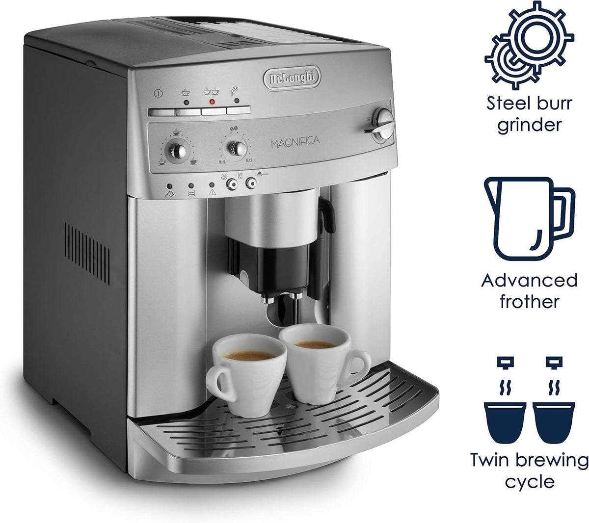 Silver Super Automatic Espresso & Coffee Machine G5273