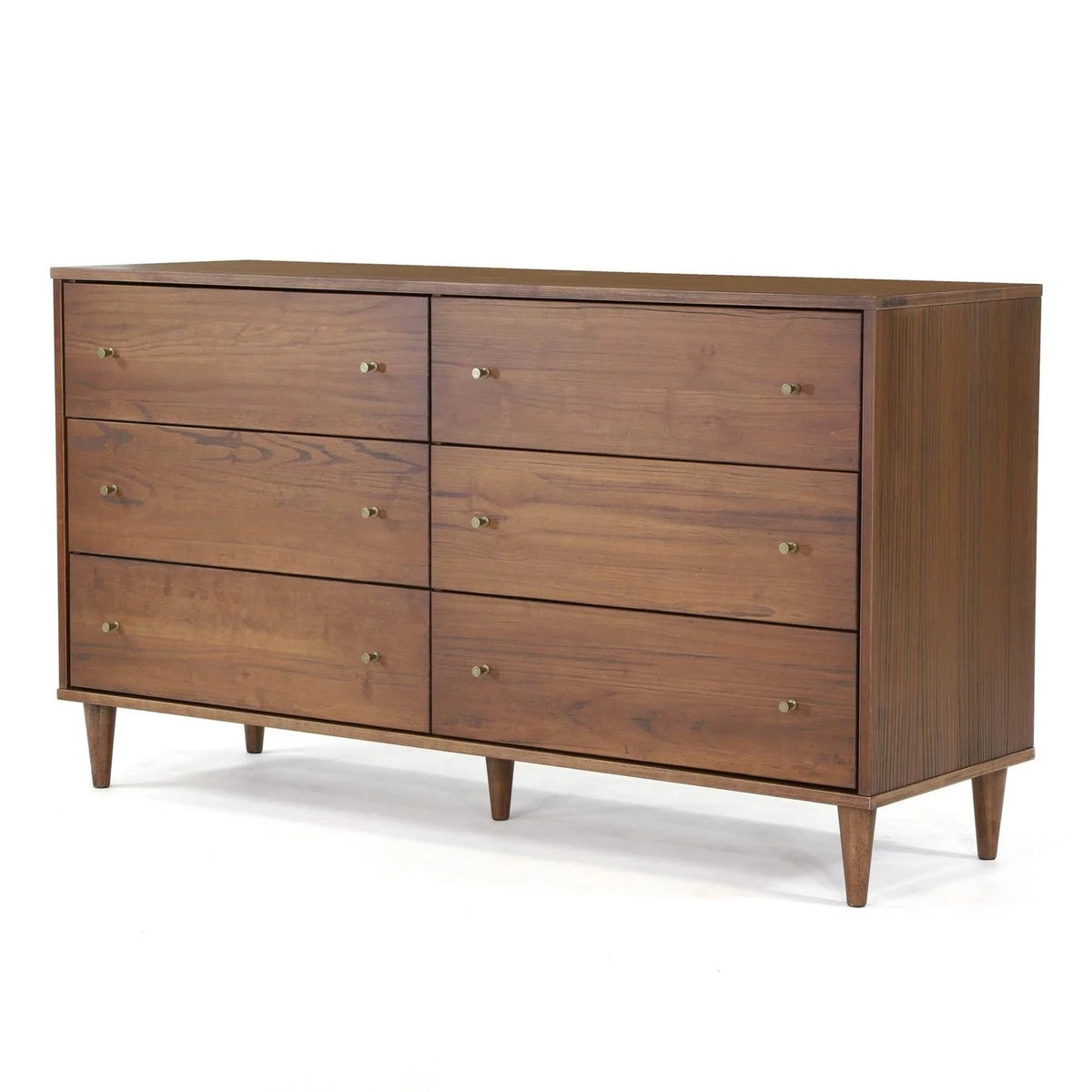 Walnut 6 Drawer Dresser G28332