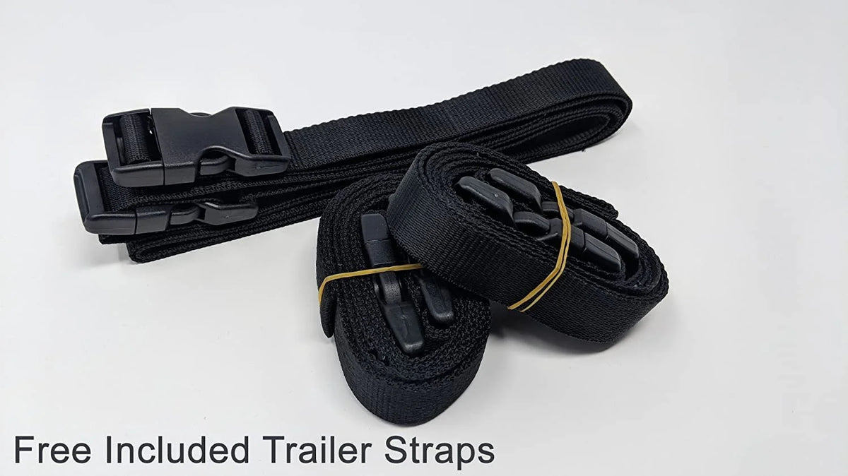 Yellow/Black All Weather Jet Ski Cover with Trailer Straps and Storage Bag Z72625