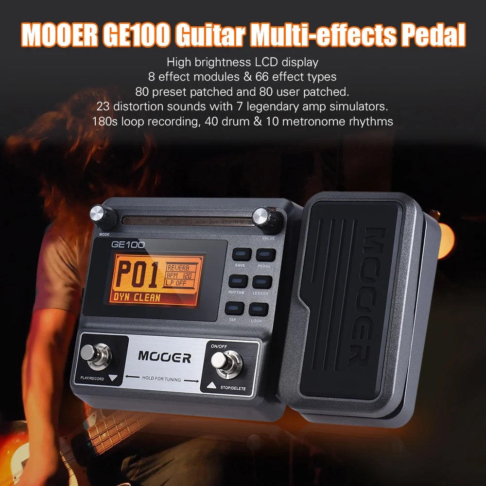 Guitar Multi-effects Processor Effect Pedal with Loop Recording J314955