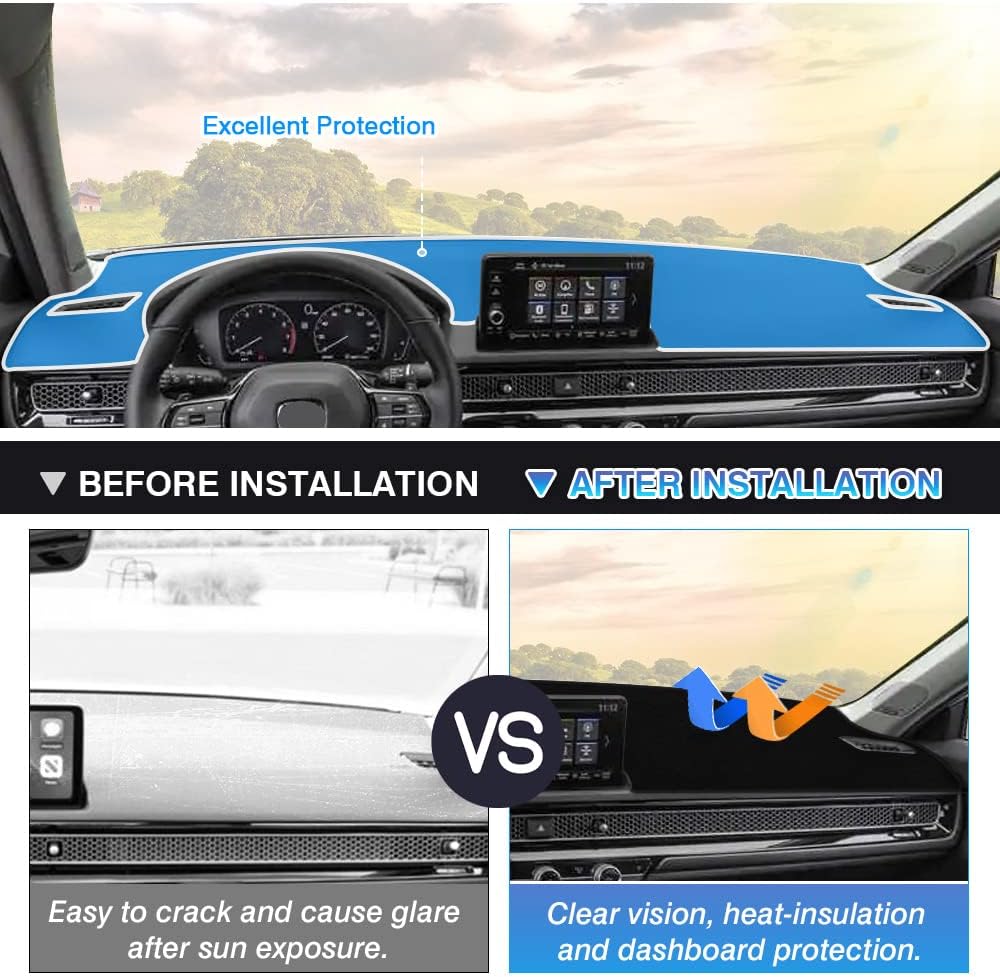 Custom Fit Dashboard Cover Mat Carpet Flannel Dash Cover Pad R677677