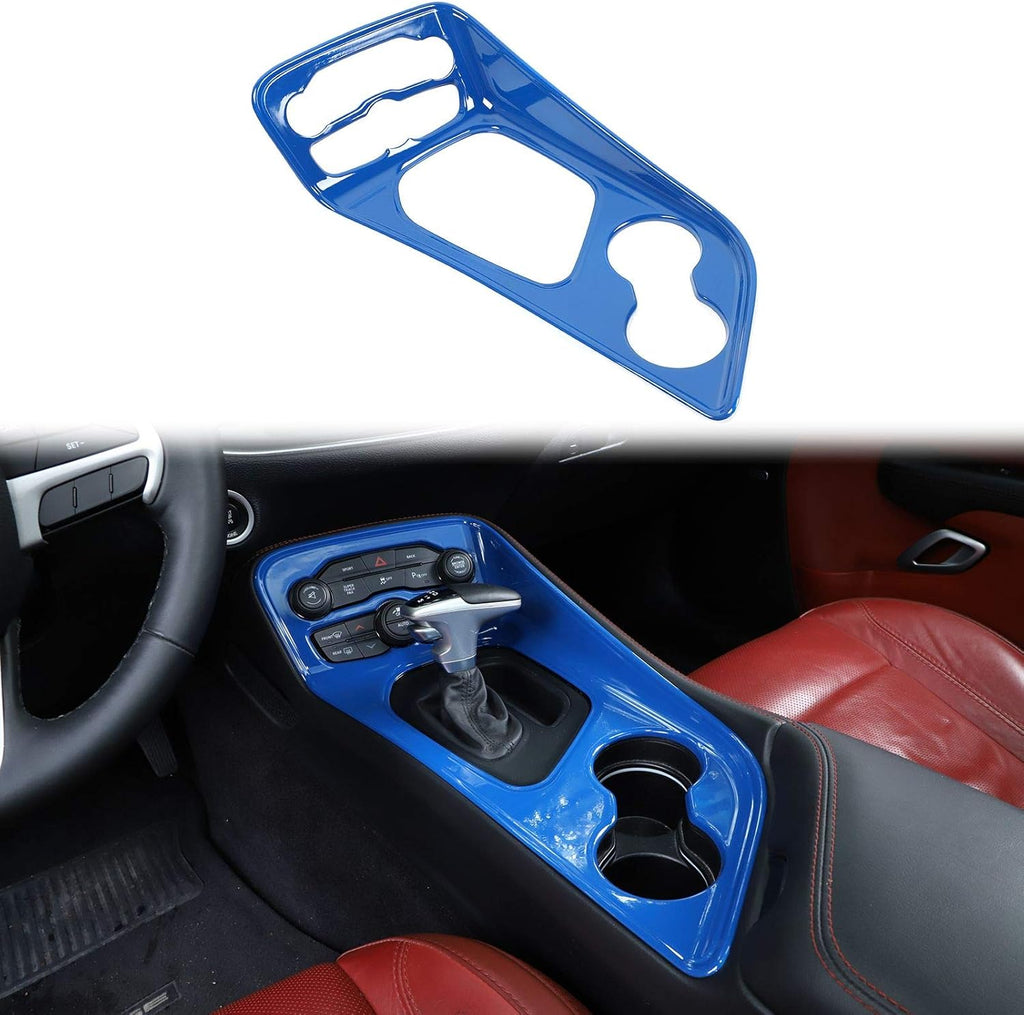 Red Carbon Fiber Gear Shift Panel Trim Y9179