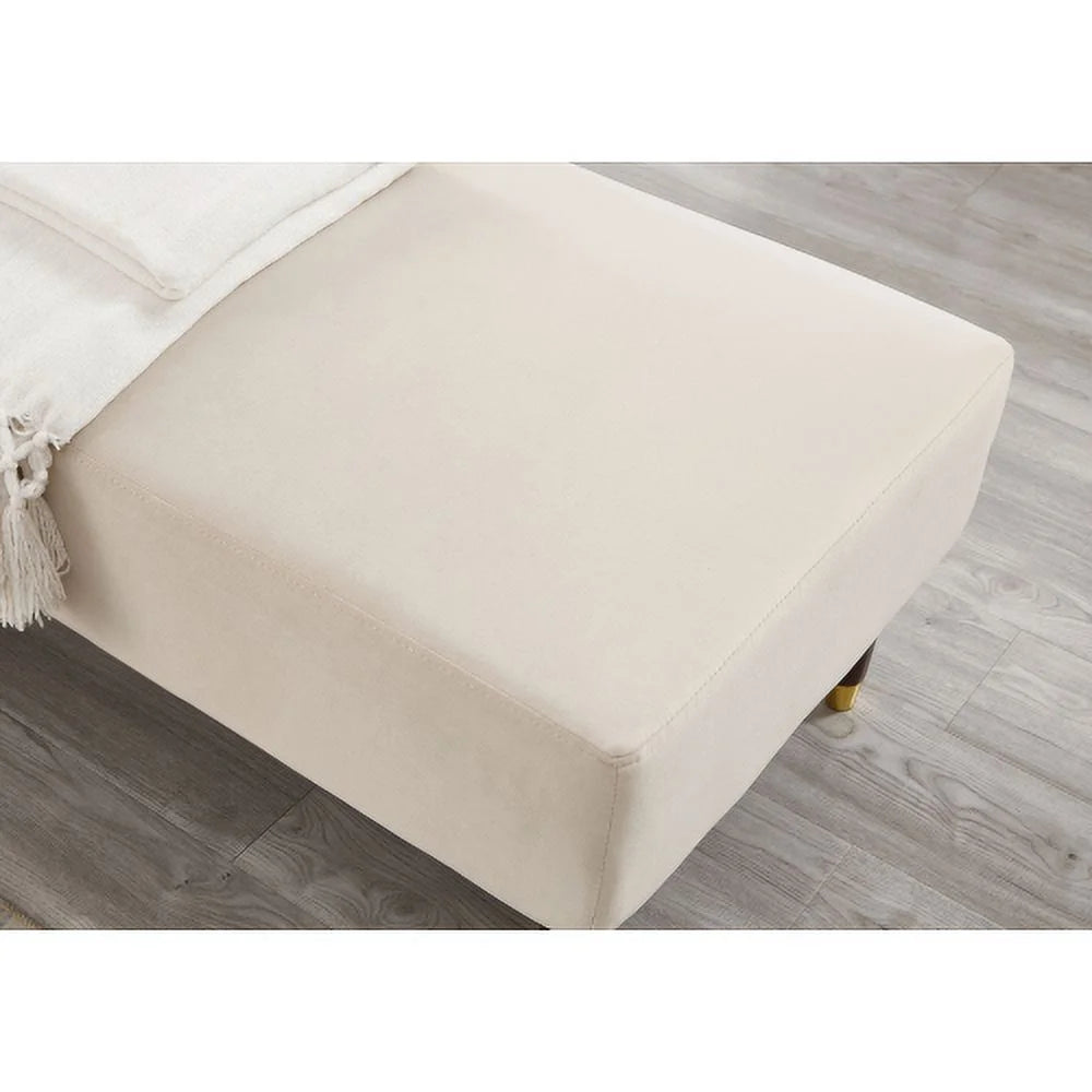 Modern Upholstered Chaise Lounge with Removable Pillow C618978