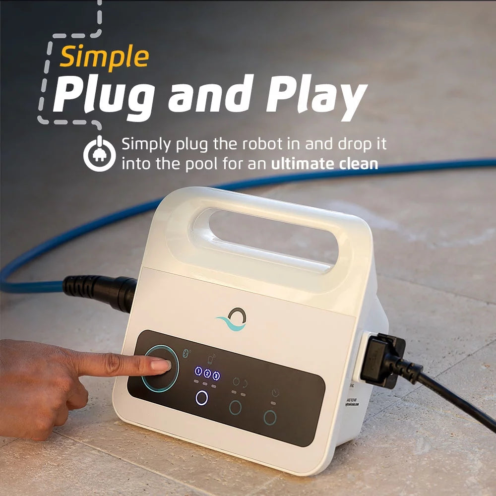 Robotic Pool Vacuum Cleaner with Ultra-Fine Filters F331