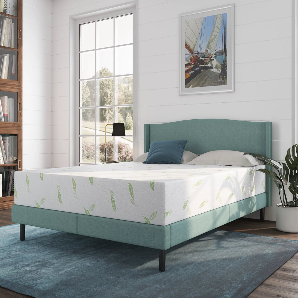 Queen Size Green Tea Infused Memory Foam Mattress D59011