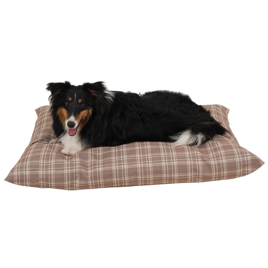 Large Blue Plaid Indoor/Outdoor Pet Bed M222