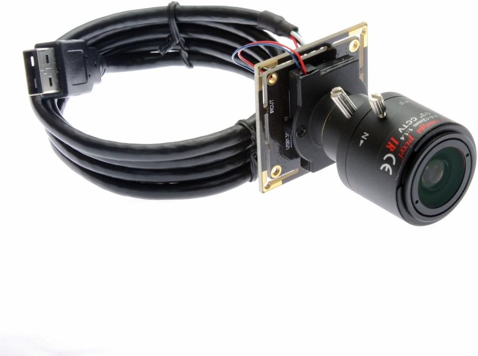 1080x960 HD 2.8-12mm Varifocal Lens USB Webcam H7106