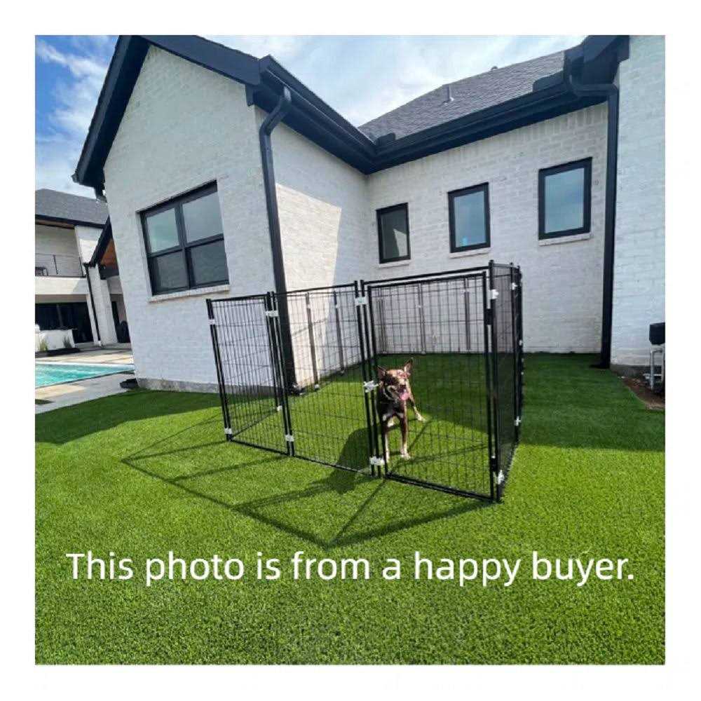 9 x 9 x 3.93 ft Modular Dog Exercise Fence T351880