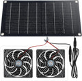 Solar Powered Dual Fan 10W 12V Exhaust Fan Pack of 2 G92649