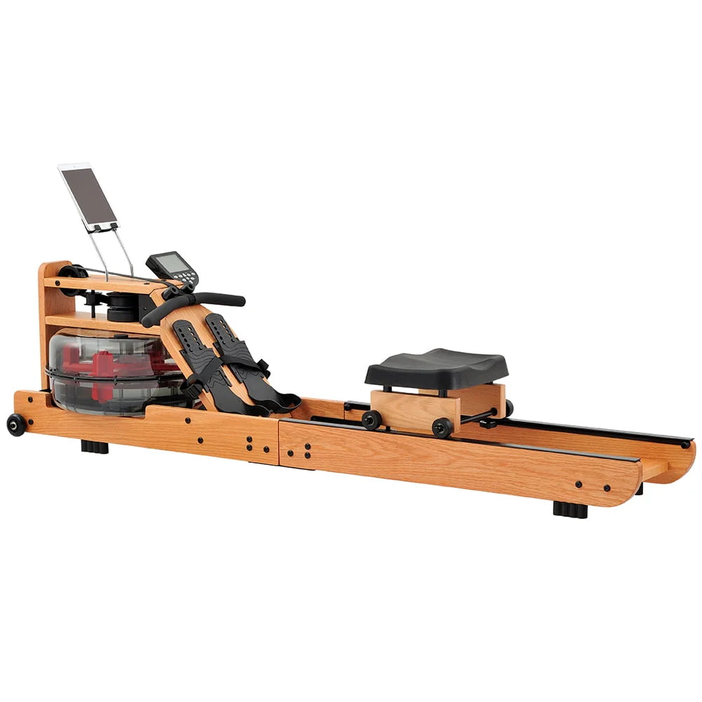 Solid Wood Water Rowing Machine with Bluetooth Monitor T251167
