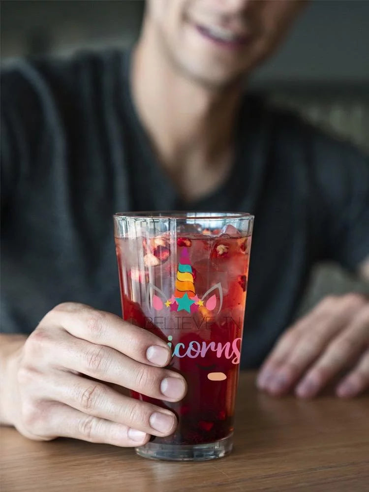 16 oz Transparent Pint Glass K4052